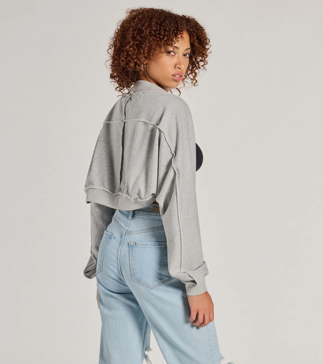 トップス IHNN WIDE HALFSLEEVE BOLERO ECRU IHNN WIDE HALFSLEEVE BOLERO ECRU