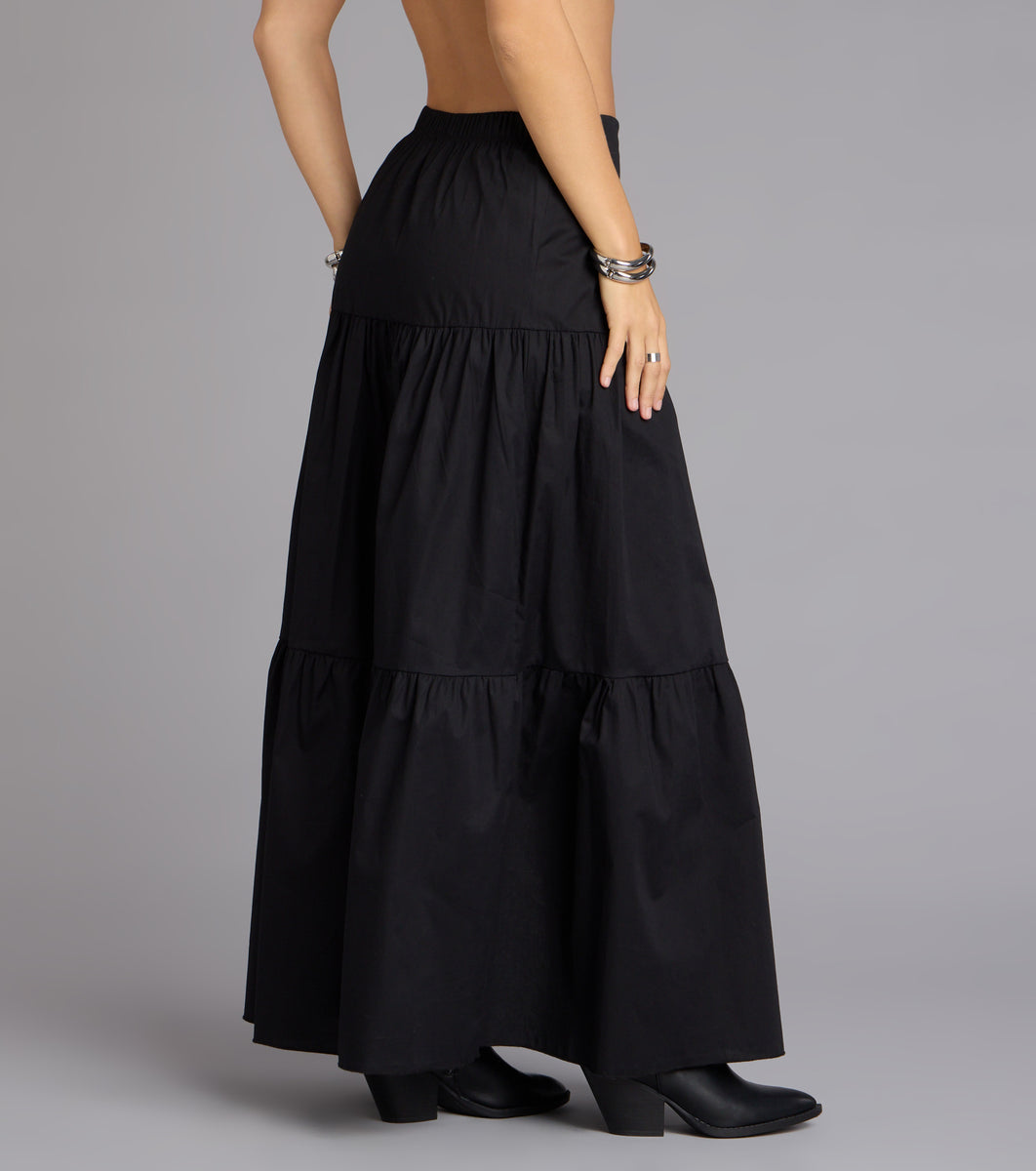 Daydream Flow High-Rise Peasant Maxi Skirt | Windsor