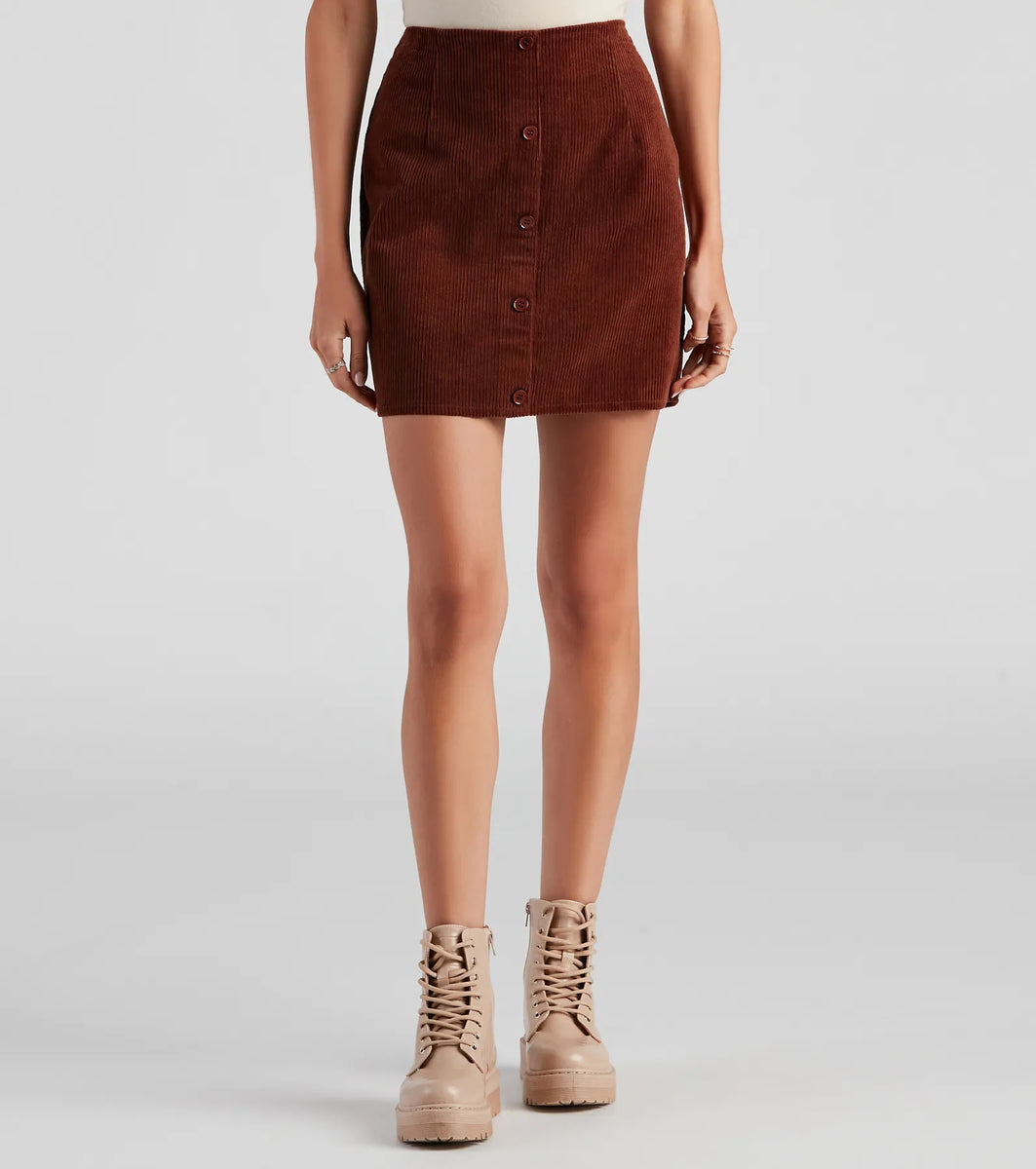 Fall Fave Corduroy Mini Skirt | Windsor