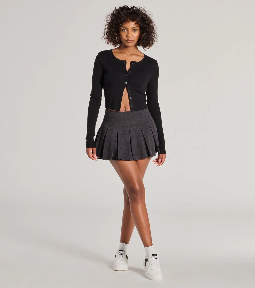 ワンピース Ribbon Preppy Pleated Skirt Charcoal MUSINSA | KASHIKO Ribbon Preppy Pleated Skirt Black