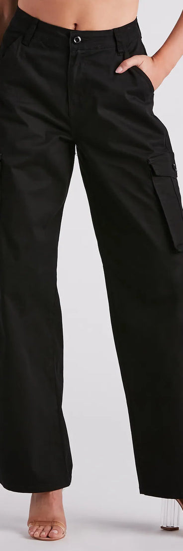 Such A Trendsetter Wide-Leg Cargo Pants