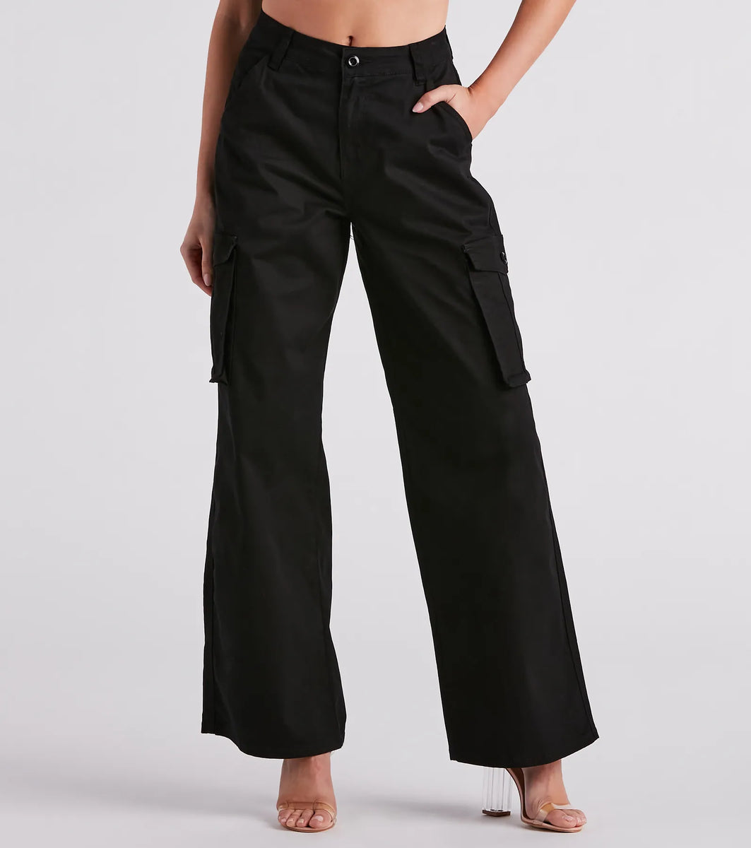 Such A Trendsetter Wide-Leg Cargo Pants | Windsor