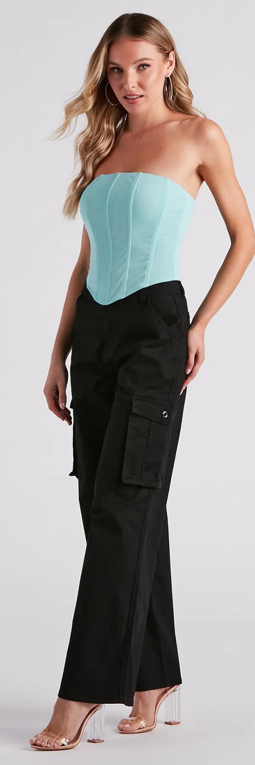 Such A Trendsetter Wide-Leg Cargo Pants
