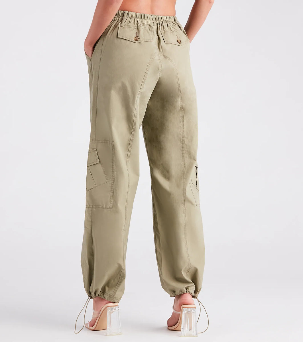 Major Cool Girl Parachute Cargo Pants | Windsor