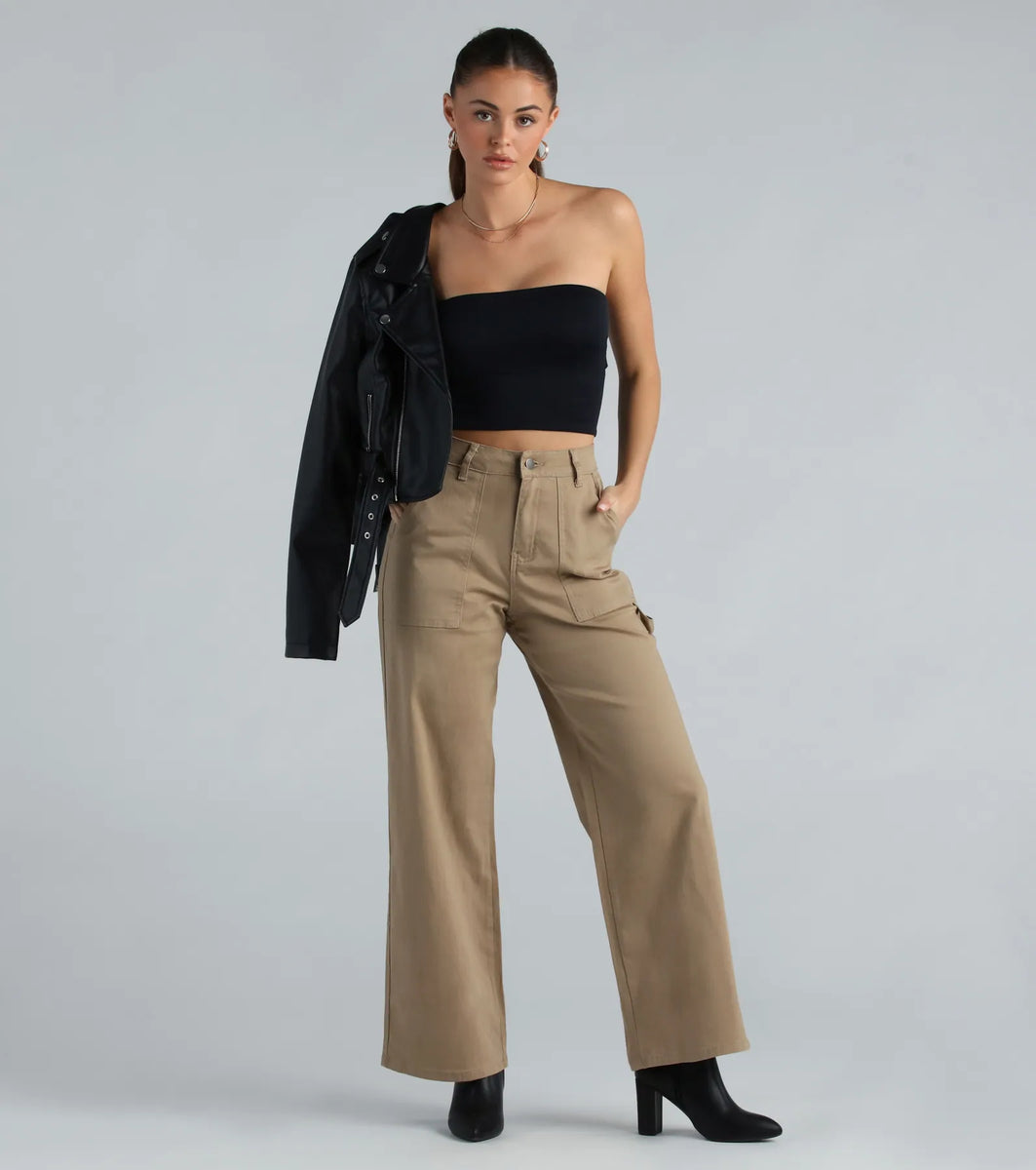 High-Rise Wide-Leg Carpenter Pants | Windsor