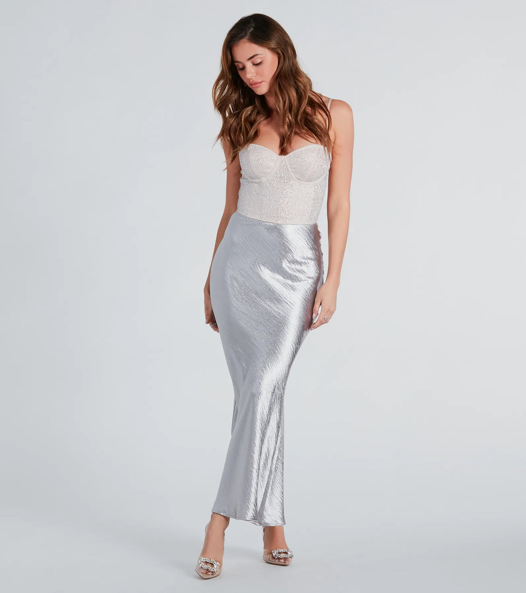 【THE MOZZ】Coty Shirring Draped Skirt Designer fashion, Seoul-fully created | W Concept
