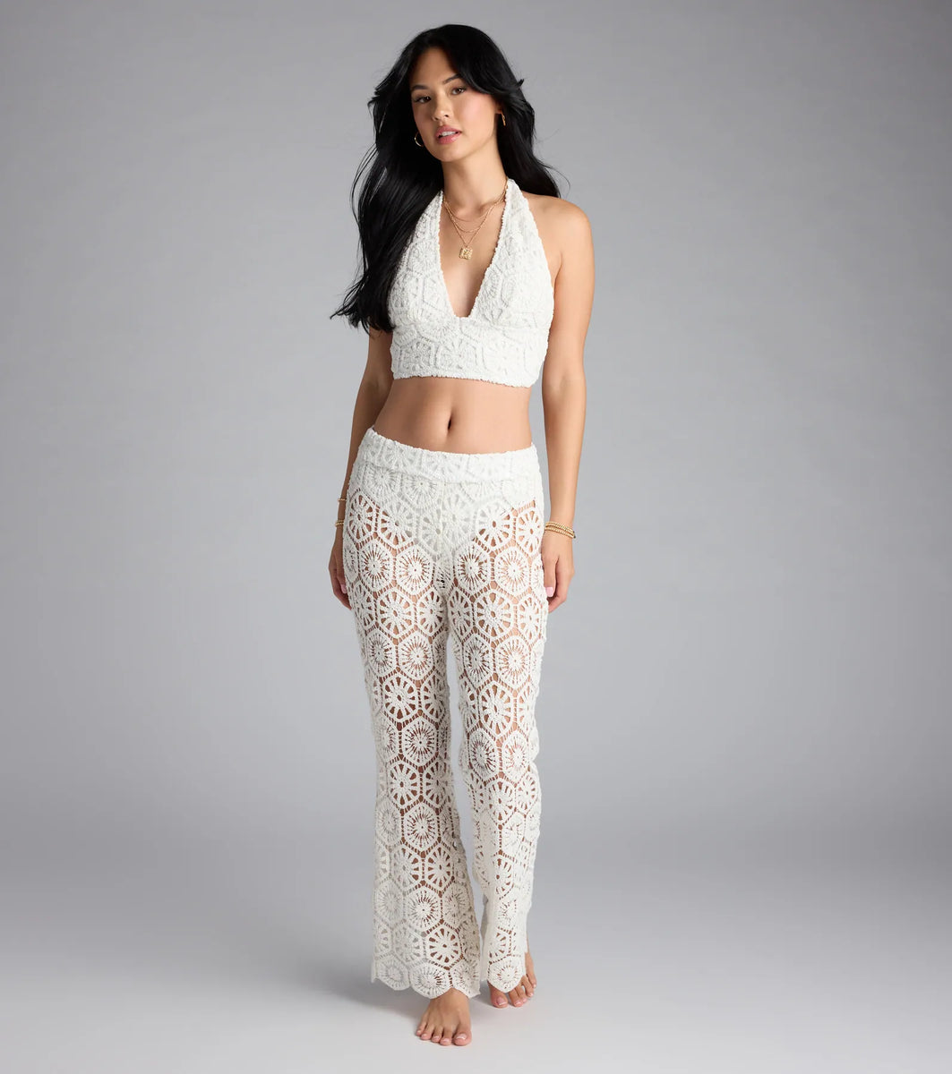 Get The Look Crochet High-Rise Pants | Windsor