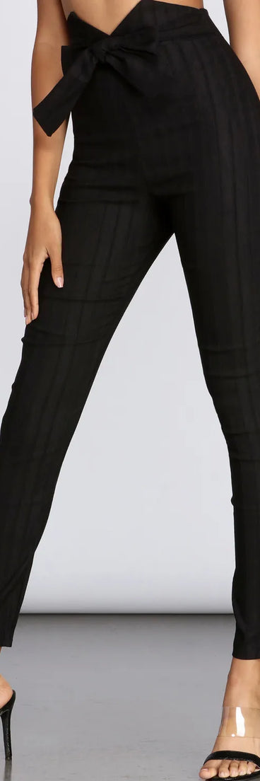 Tie It All Together Striped Pants