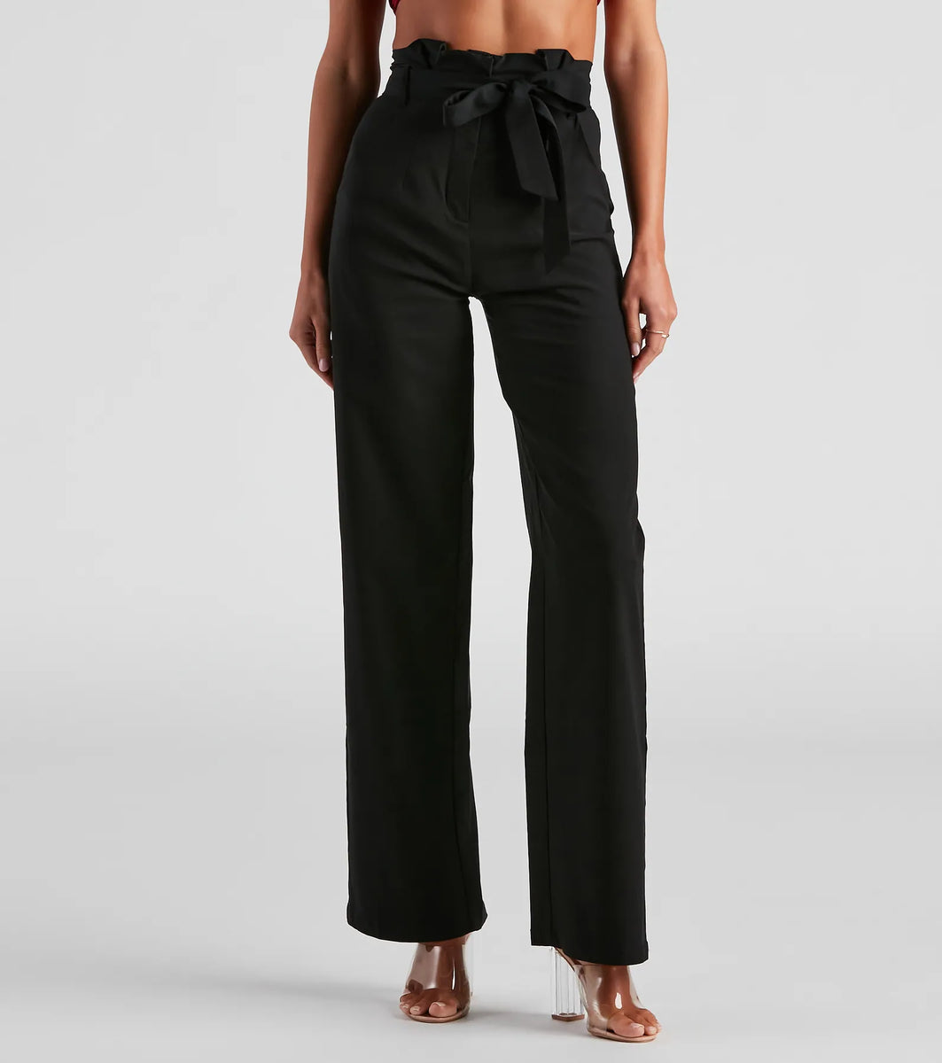 Fax Copy Express V-Line Wide Leg Suite Pants Sold | Depop