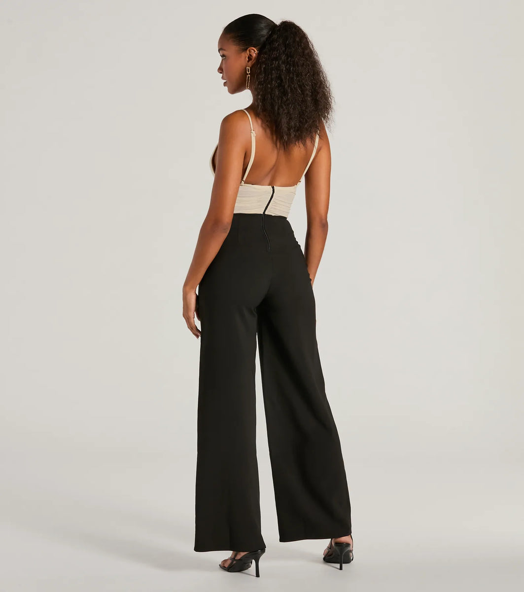 Sweet And Chic Bow Detail Sleeveless Jumpsuit | Windsor