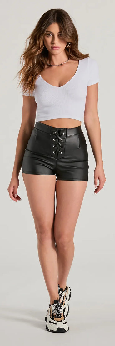 Upgrade your style game for 2025 with the Playful Twist Ponte Knit Drop Waist Pleated Mini Skirt in black, perfect for any fashion-forward wardrobe.