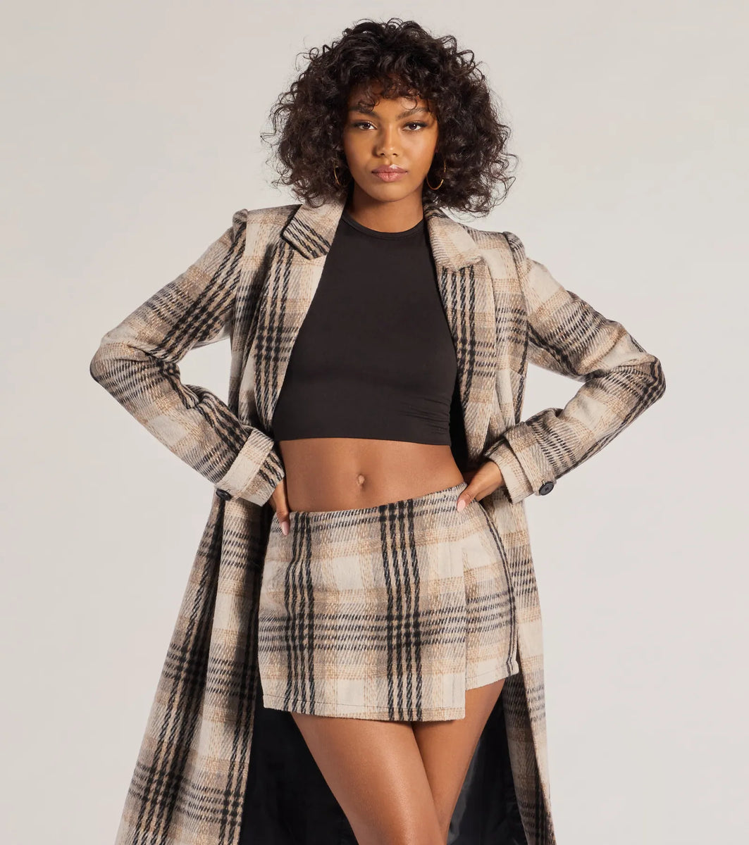 Classic Charm Plaid Wrap Skort & Windsor