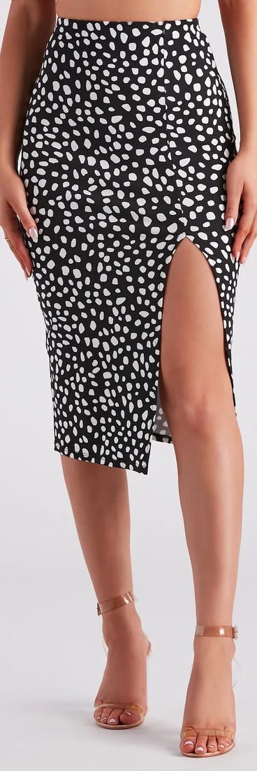 Fiercely Chic Leopard Midi Skirt