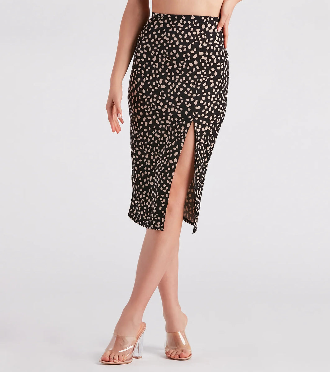 Fiercely Chic Leopard Midi Skirt | Windsor