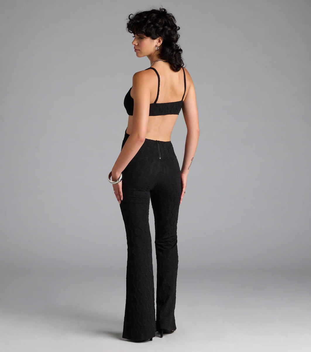 Being Sultry Cutout Wide-Leg Jumpsuit | Windsor