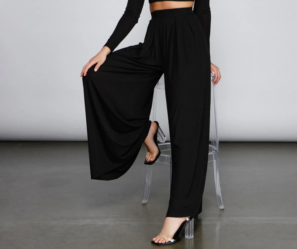 Make It Bold High Waist Palazzo Pants | Windsor Make It Bold High Waist Palazzo Pants | Windsor