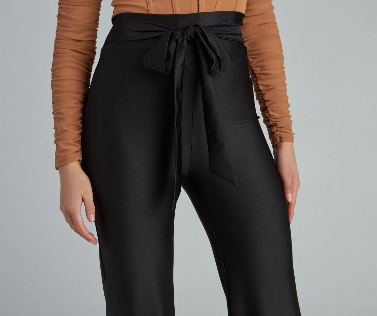 Chic Tie-Front Wide-Leg Pants | Windsor
