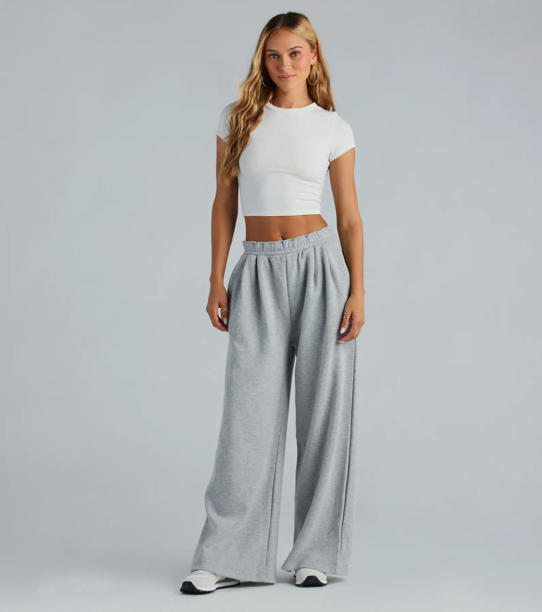 High rise sweatpants shop