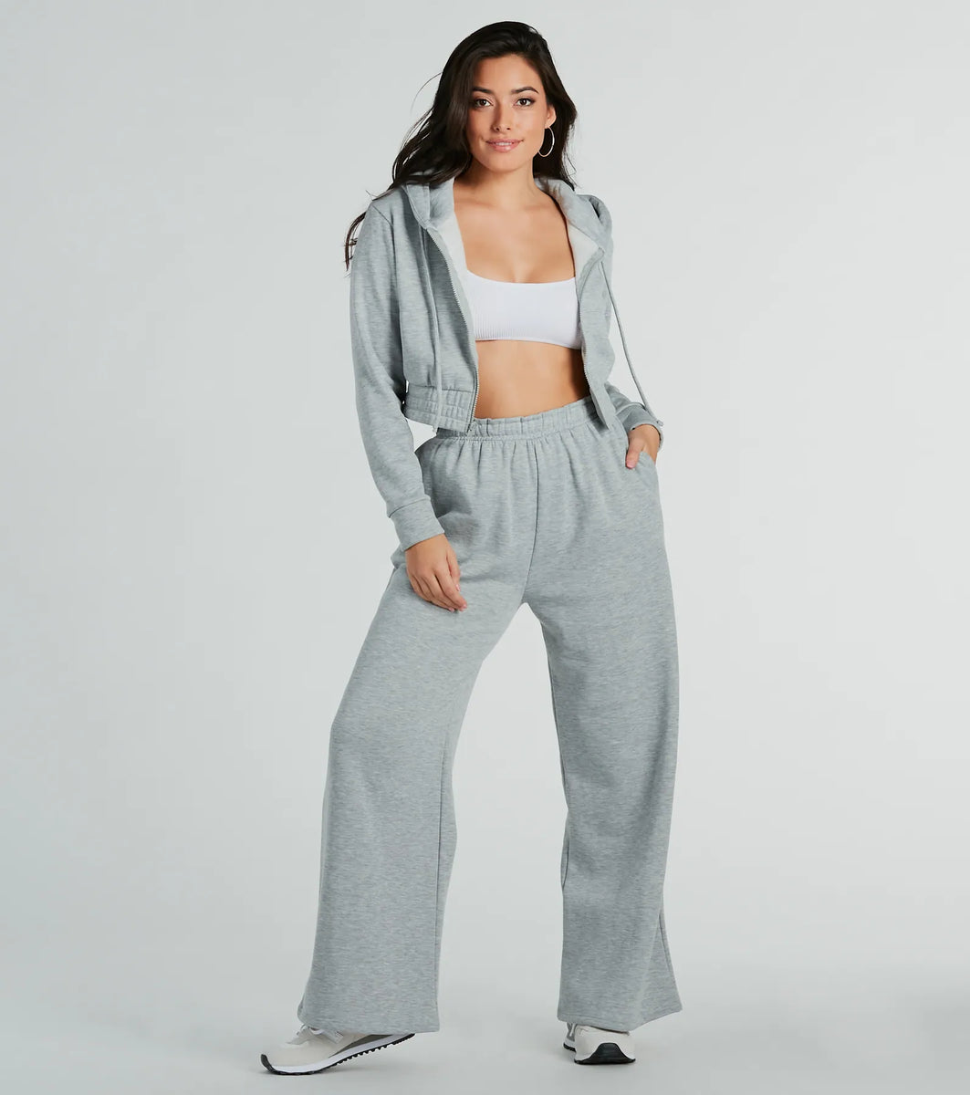 【VETEZE】24FW★ AubeA Side Point Sweatpants Bottom Zip Sweat Pants – Valas Los Angeles