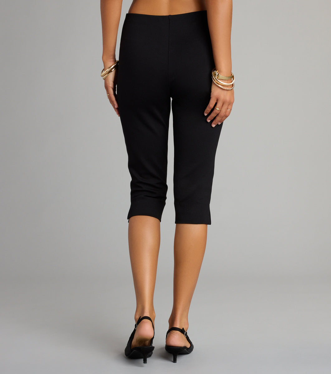 【韓国 Rest & Recreation】RR LOGO CAPRI PANTS - BLACK RR LOGO CAPRI PANTS - BLACK - rest and recreation