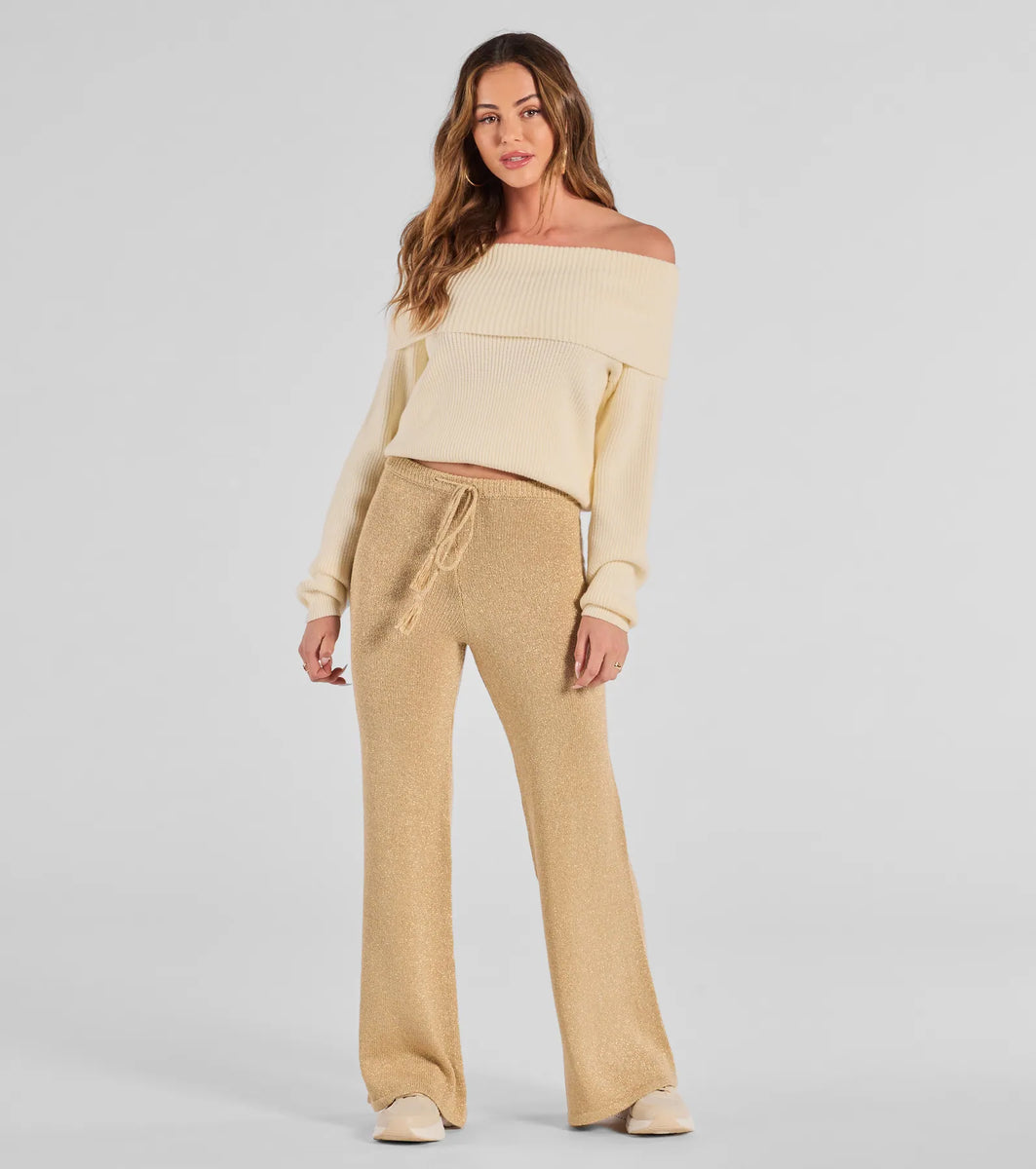 Cozy Luxe Lurex Knit Pants | Windsor Cozy Luxe Lurex Knit Pants | Windsor