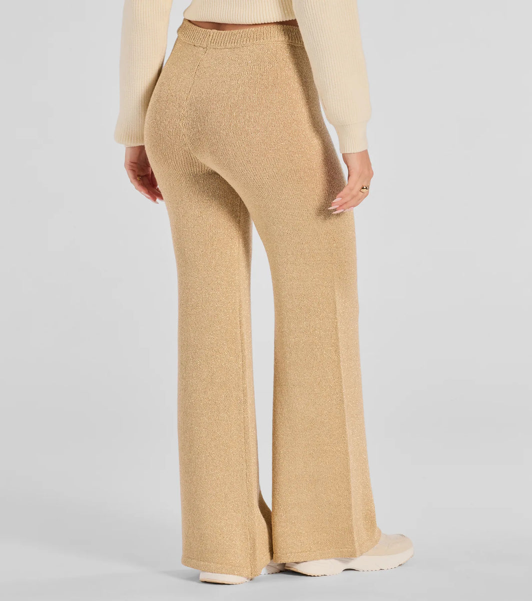 Cozy Luxe Lurex Knit Pants | Windsor