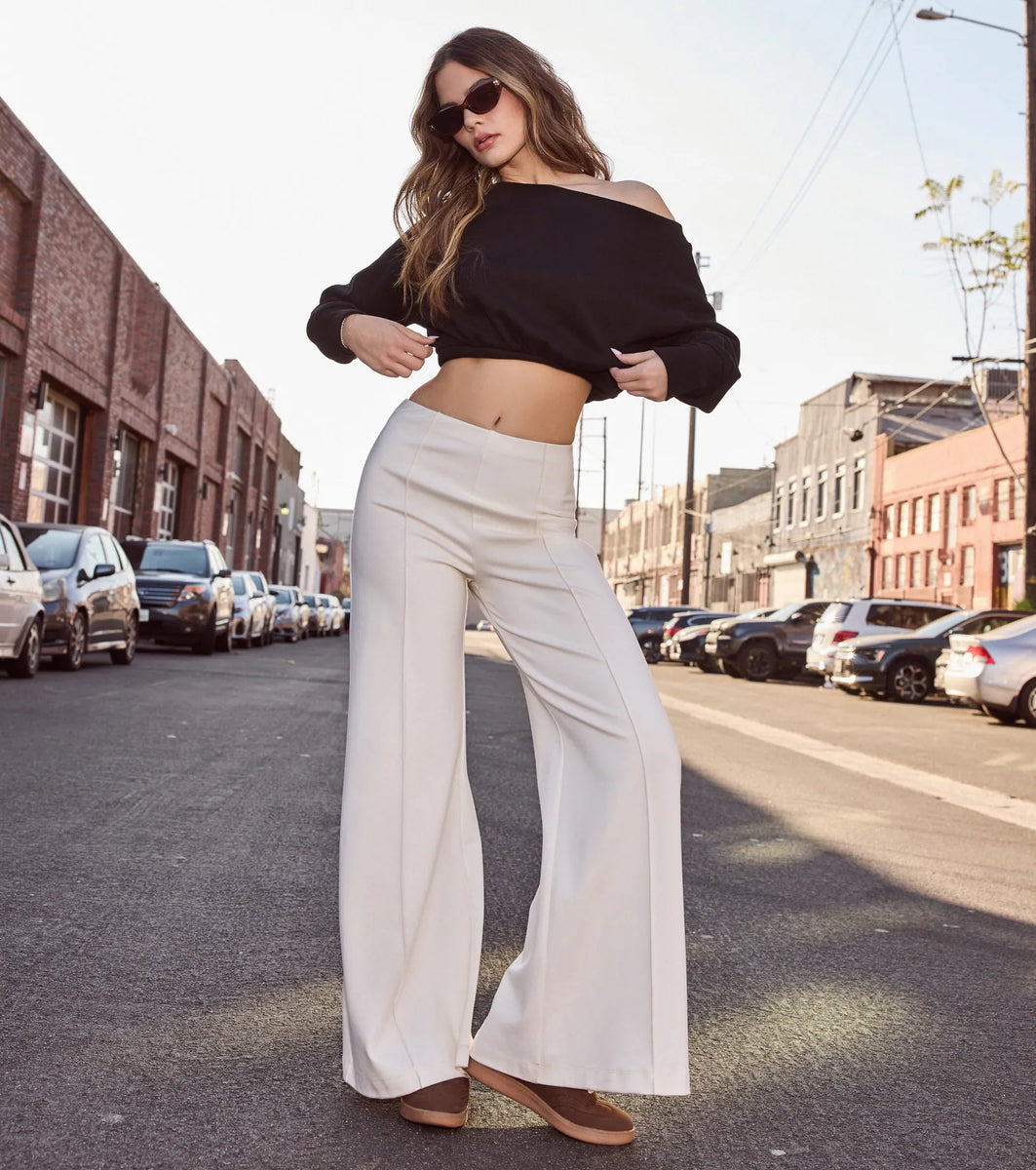 Classic And Chic Wide-Leg Trouser Pants & Windsor