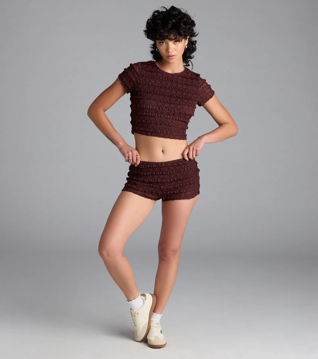 な*せ様 THEREDTHREAD S jersey shorts lace 新 THEREDTHREAD / ザレッドスレッド】S jersey shorts lace