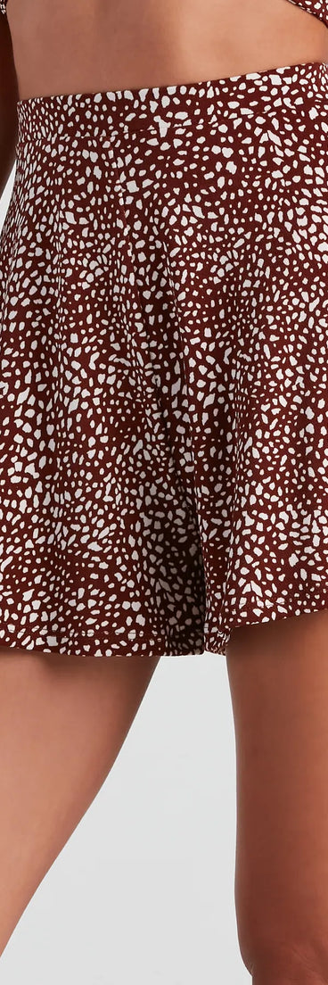 Like It Or Dot High Rise Shorts