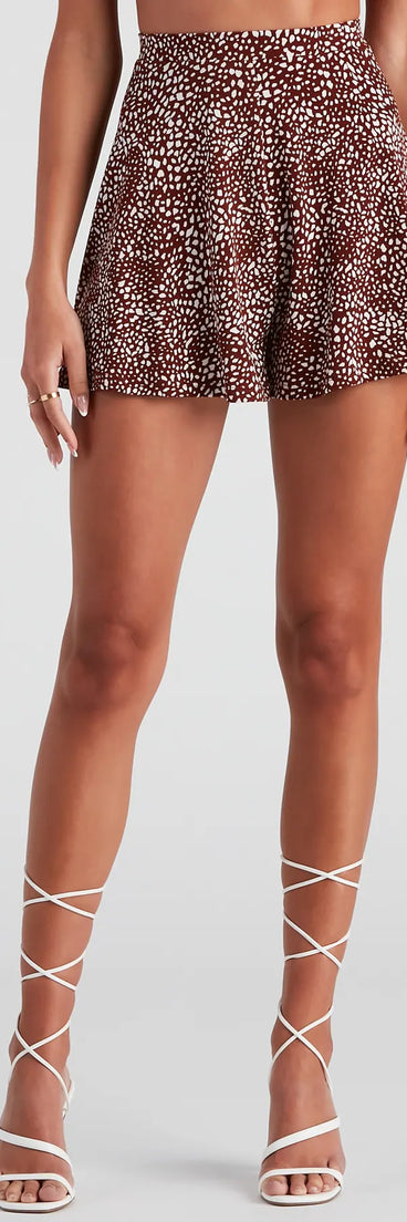 Like It Or Dot High Rise Shorts