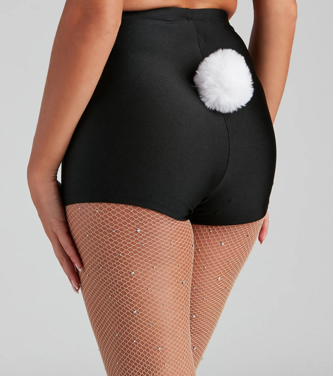 Bunny/Bear Face Suspender Shorts SD00548 main image 0