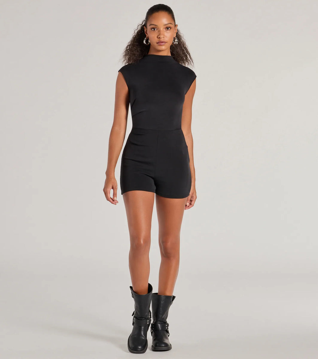shoulder ribbon short knit