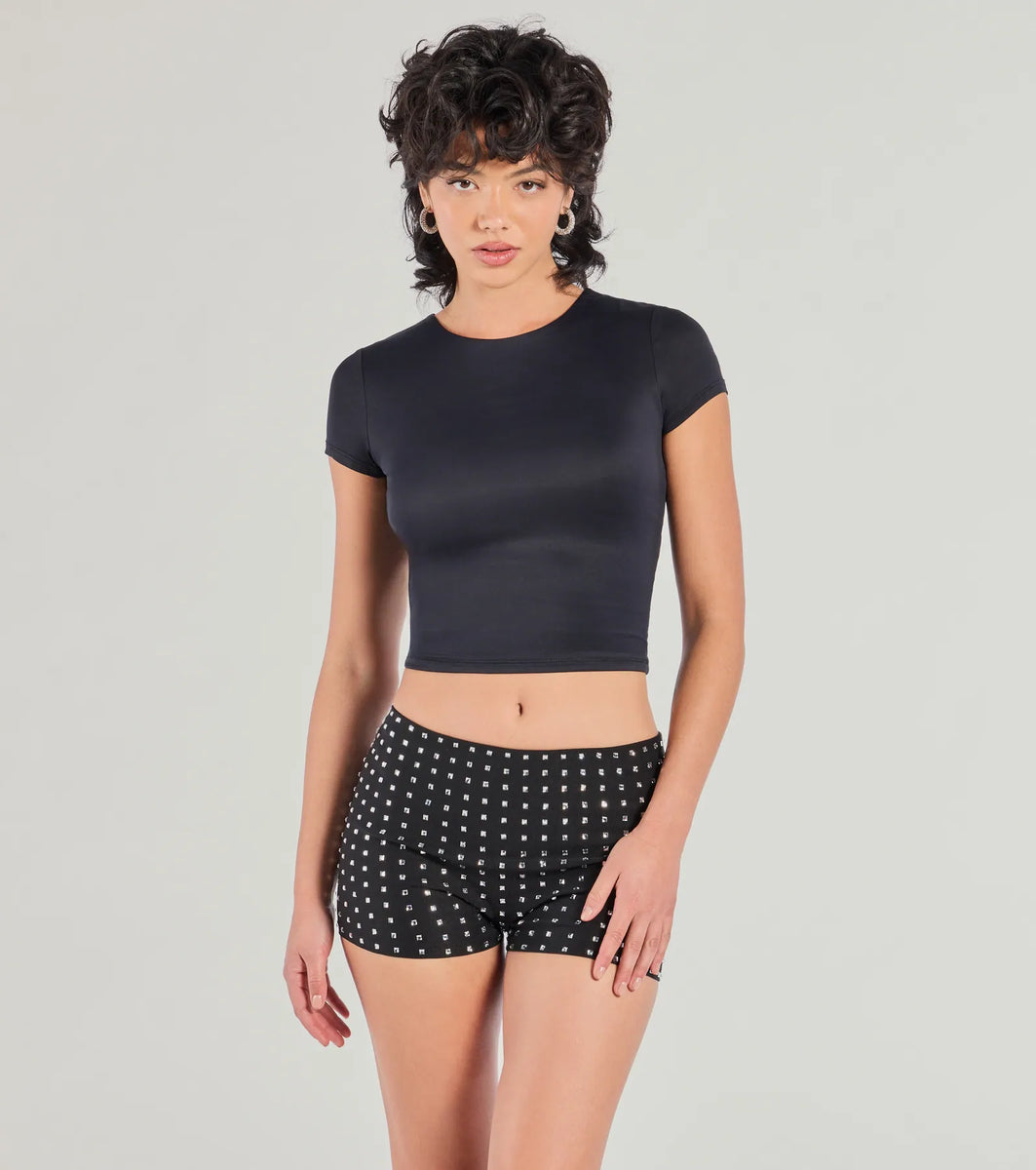 【HILLDA】25SS★ Dot Balloon Shorts Sabria Eyelet Shorts