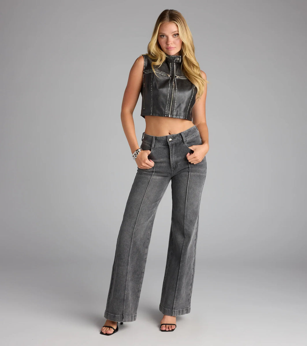 everyone soft denim pants 美品 everyone soft denim pants (BLACK) | everyone