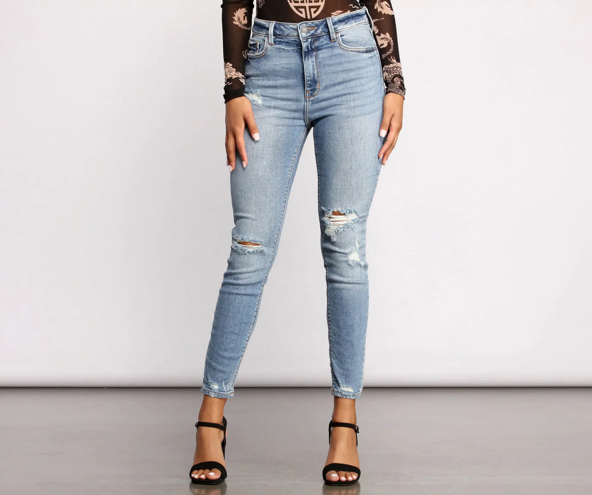 The Next Level High Rise Skinny Jeans | Windsor
