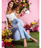 Stay on trend with the High-Rise Distressed Boyfriend Jeans, women's denim pants with cool accents and comfy fits, great for office looks or a night out.