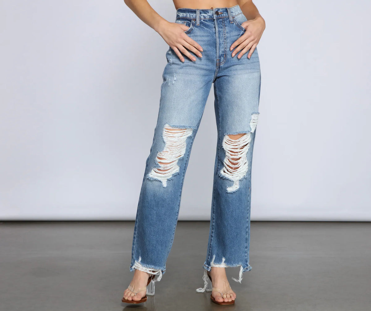 ☆【THE MUSEUM VISITOR】☆HEART DESTROYED DENIM PANT.S☆ 865874ac2aeed.jpg