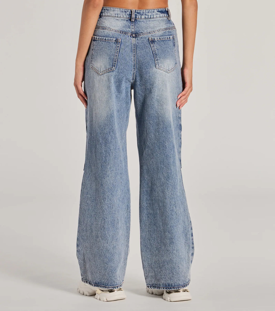 Stylish Journey High-Rise Straight-Leg Denim Jeans | Windsor