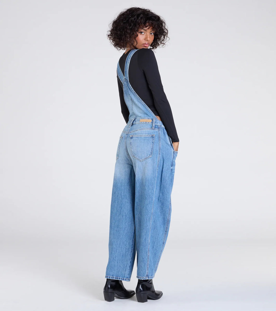 Casual Aesthetic Baggy Denim Overalls Windsor - Main Image
