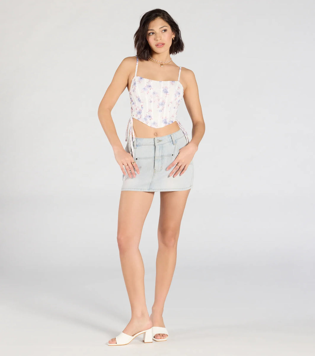 デレス deres first denim skirt Simone サイズ0 Simone / first denim skirt(INDIGO) – deres.online