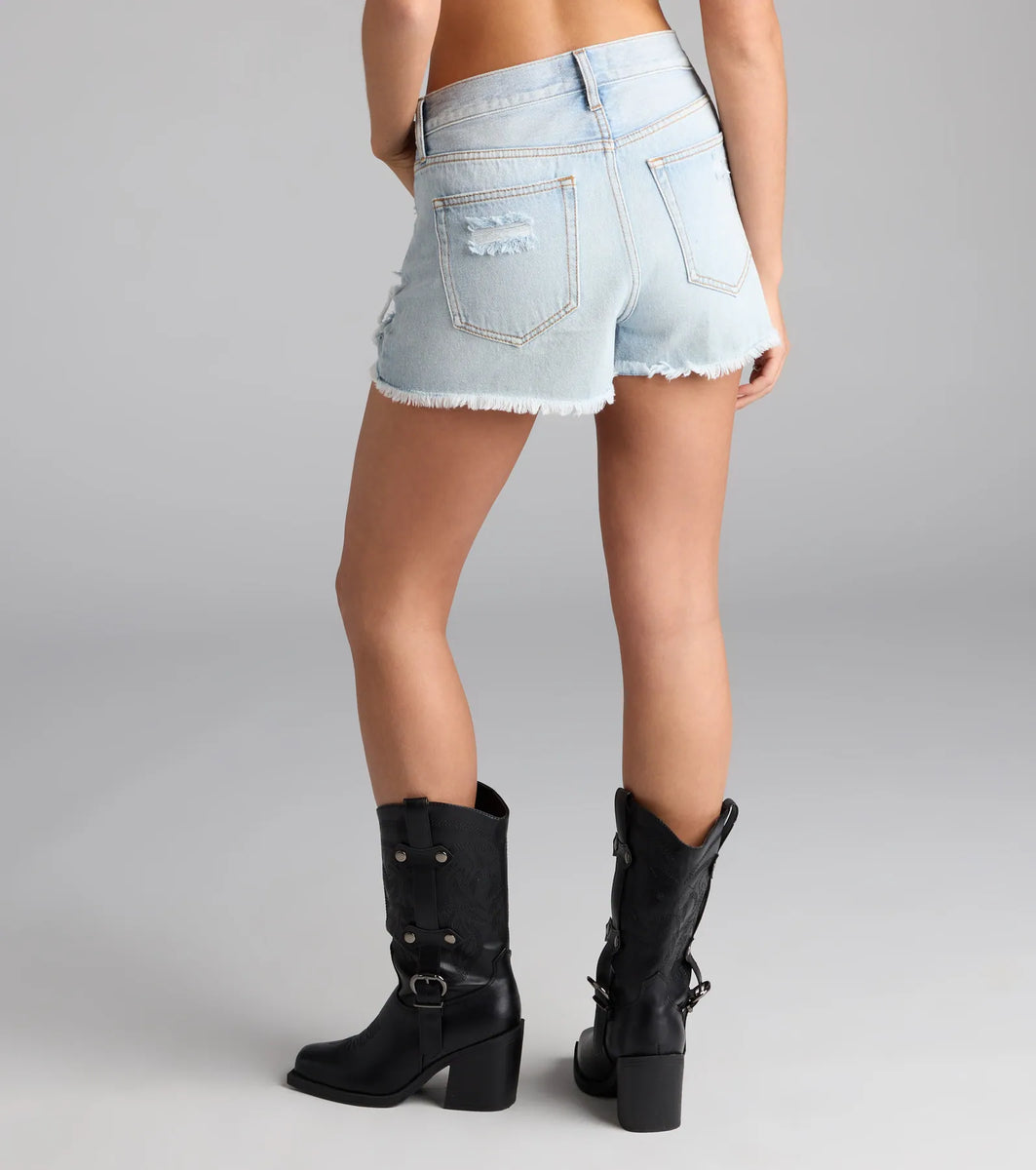 High Waisted Rascal Slice Sneak Fray - Sake To Me | MOTHER DENIM