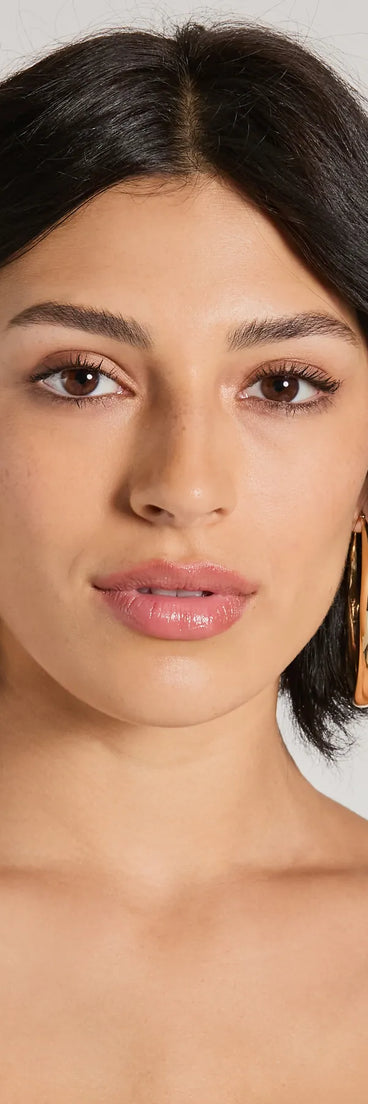 Exceptional Taste Large Hoop Earrings