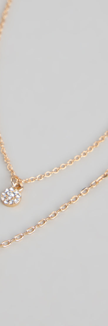 Double The Sparkle Layered Necklace