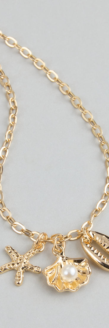 Beach Babe Charm Necklace