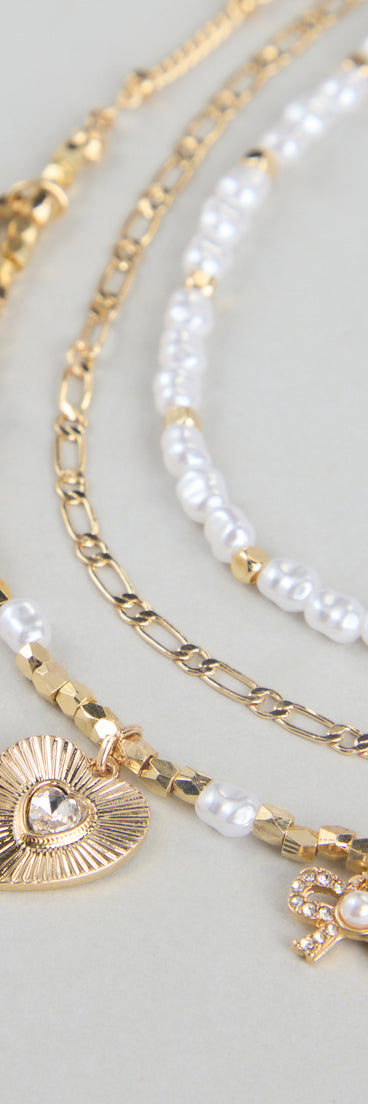 Charm School Layered Bead Necklace