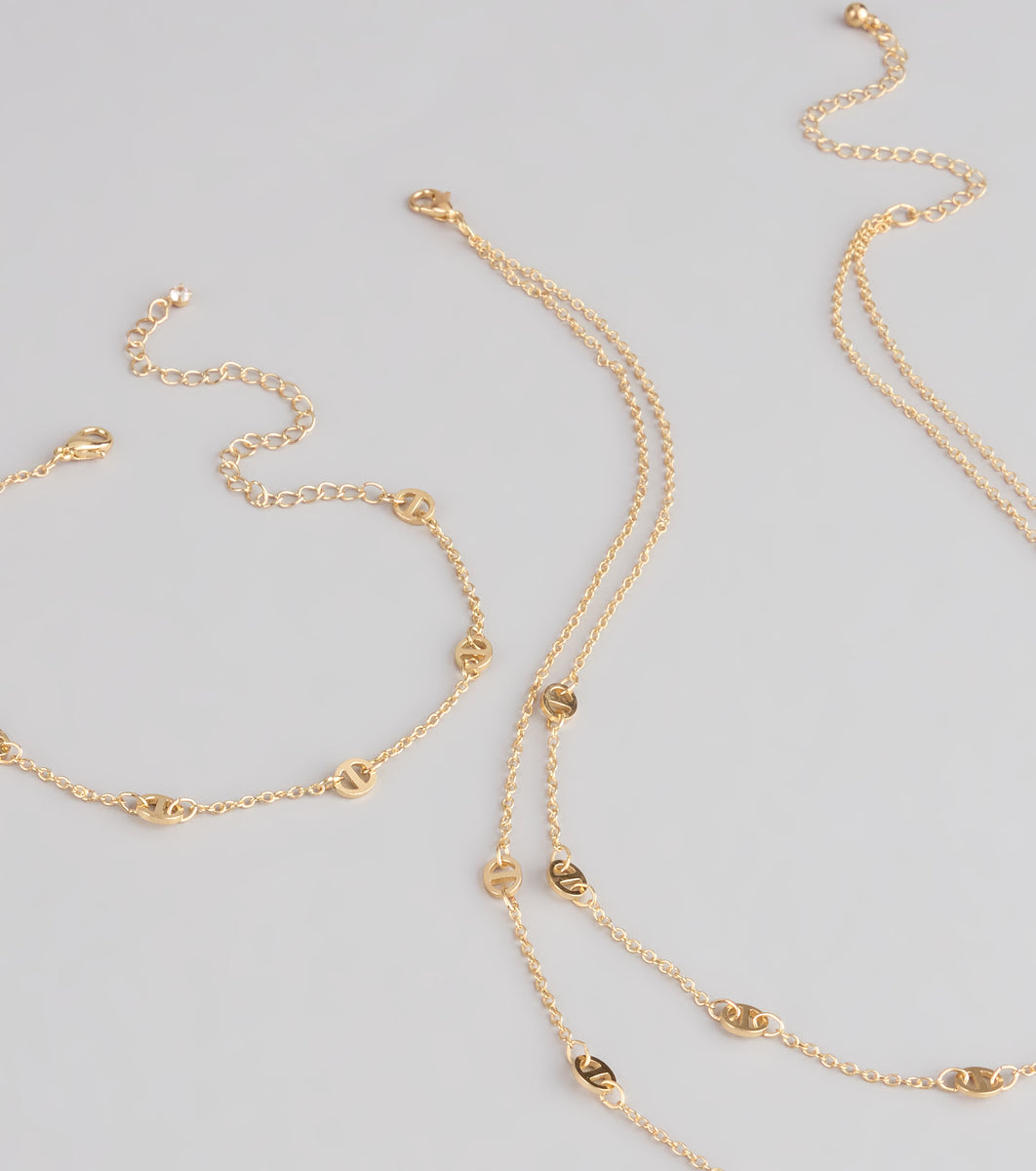The Twice as Nice Layered Pearl Necklace main image 1