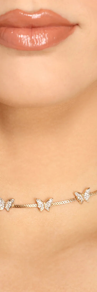 Enchantment Dainty Butterfly Choker