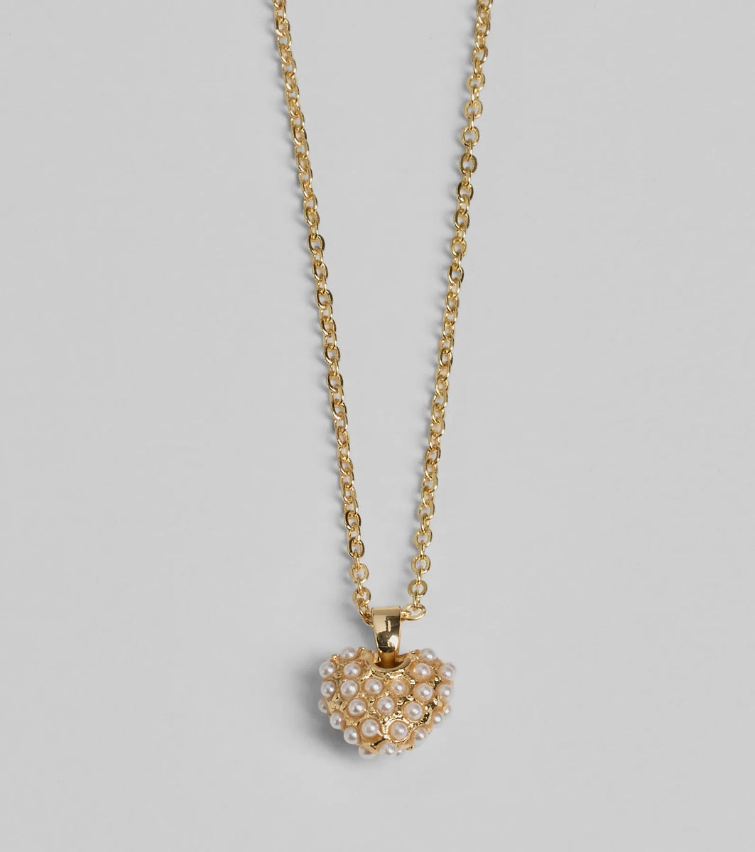 [WONDER VISITOR] Burning heart Necklace /追跡付 Fall In Love Heart Pendant Layered Necklace | Windsor