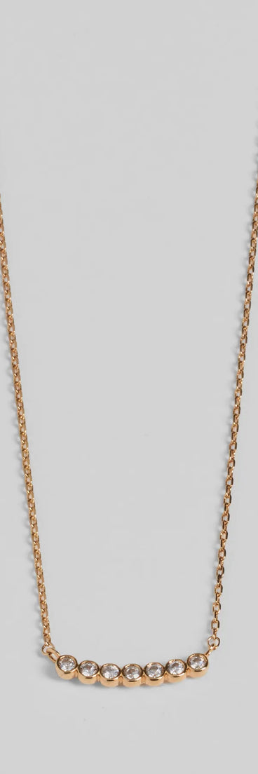 Keep It Dainty Cubic Zirconia Necklace
