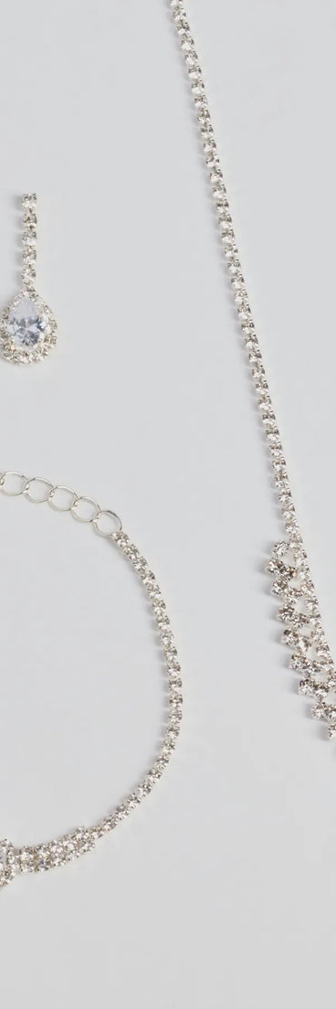 Decadent Radiance Rhinestone Jewelry Set